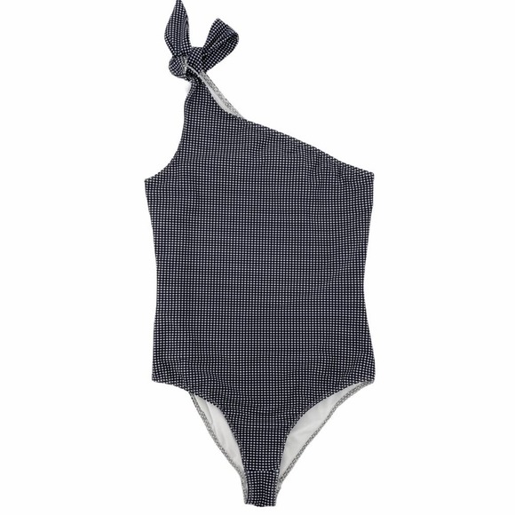 Frame Denim Knot One Piece Asymmetrical Swimsuit - Picture 10 of 10